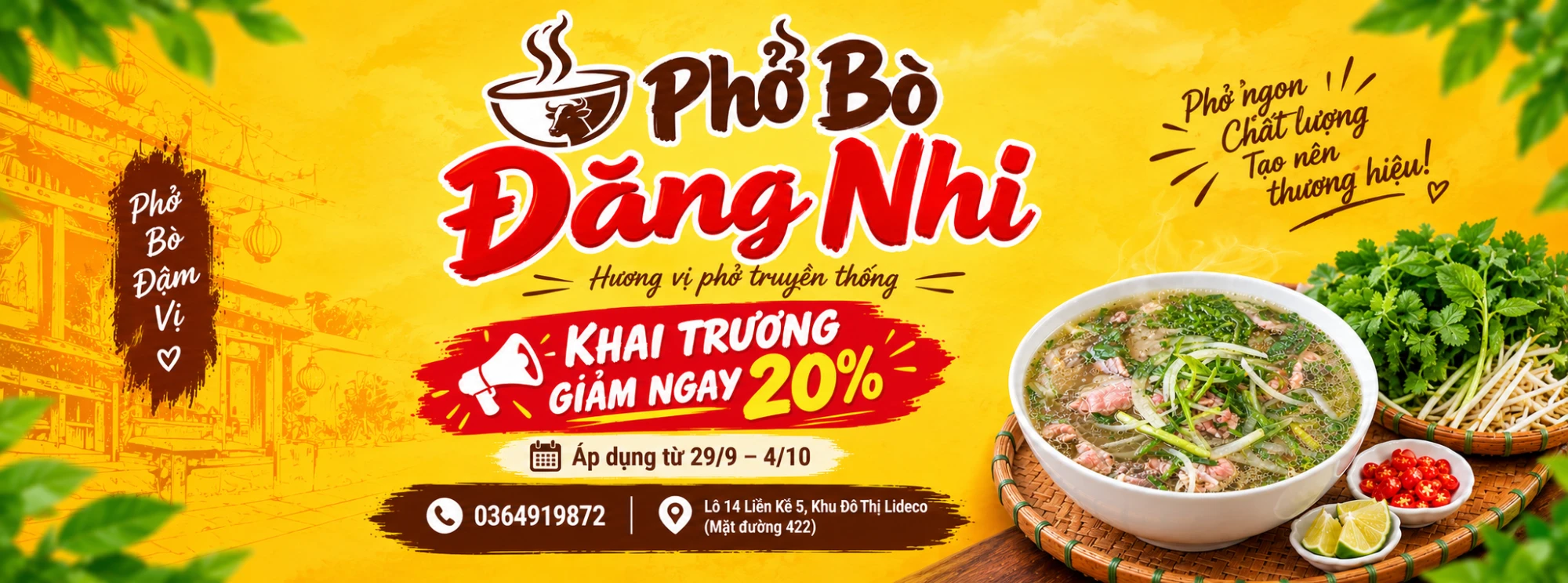 Phở Bò Đăng Nhi - Hương vị phở truyền thống