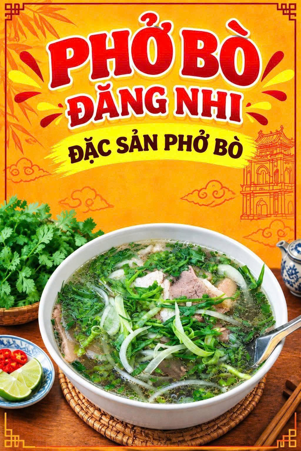 Tô phở bò Đăng Nhi